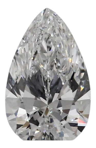 0.44 Carat D VVS2 Pear Lab Diamond