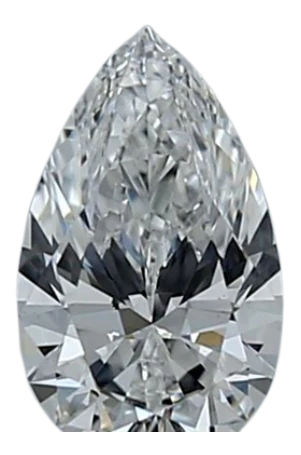 0.44 Carat F VVS2 Pear Lab Diamond