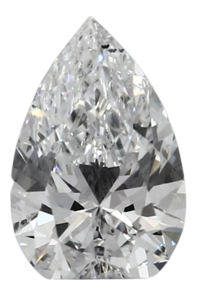 0.45 Carat D VS2 Pear Lab Diamond