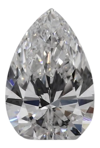 0.45 Carat D VS2 Pear Lab Diamond