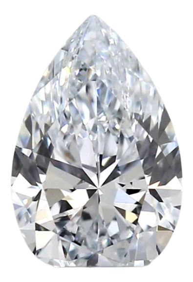 0.45 Carat E VVS1 Pear Lab Diamond