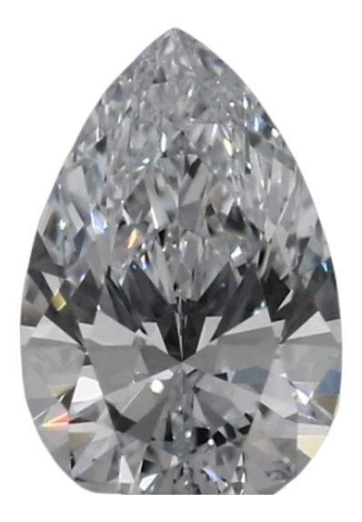 0.45 Carat F VVS1 Pear Lab Diamond