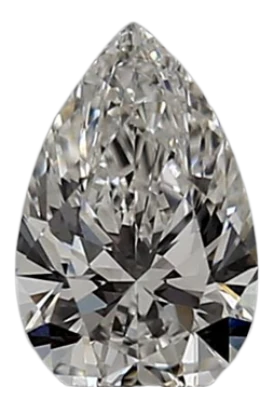 0.45 Carat E VVS2 Pear Lab Diamond