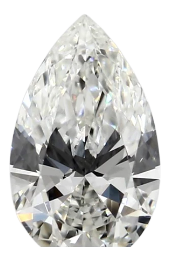 0.45 Carat G VVS2 Pear Lab Diamond