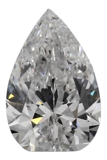 0.46 Carat D SI1 Pear Lab Diamond