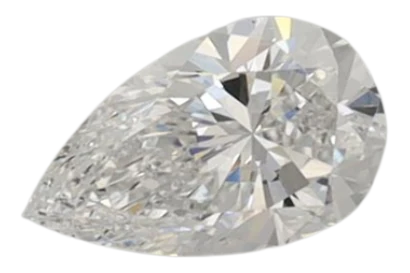 0.46 Carat D VS1 Pear Lab Diamond