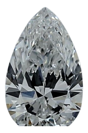 0.46 Carat E VS1 Pear Lab Diamond