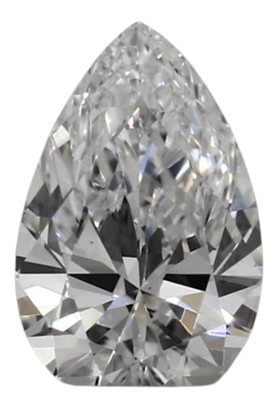 0.46 Carat E VS1 Pear Lab Diamond