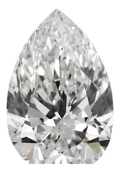 0.46 Carat E VVS1 Pear Lab Diamond