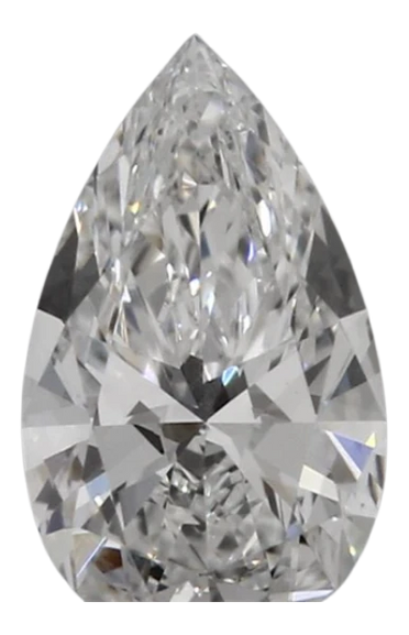 0.46 Carat E VVS1 Pear Lab Diamond