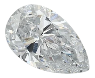 0.46 Carat E VVS2 Pear Lab Diamond
