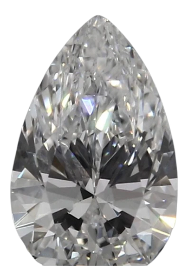 0.46 Carat E VVS2 Pear Lab Diamond