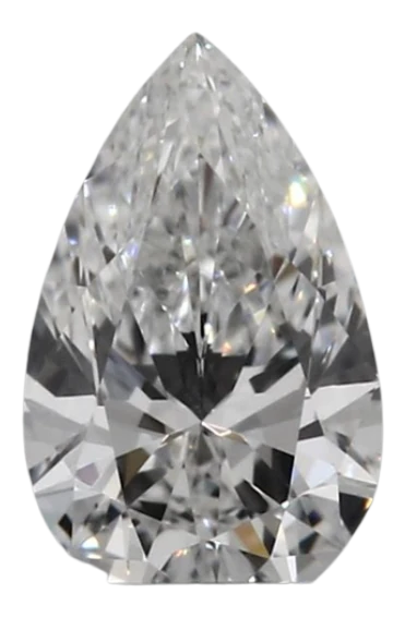 0.46 Carat F VVS2 Pear Lab Diamond