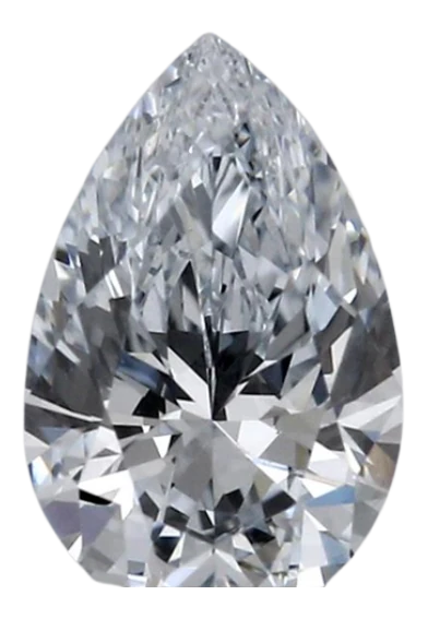 0.46 Carat H VVS2 Pear Lab Diamond