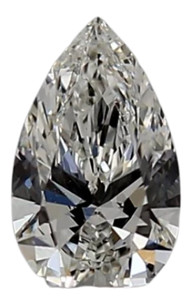 0.47 Carat E VS2 Pear Lab Diamond