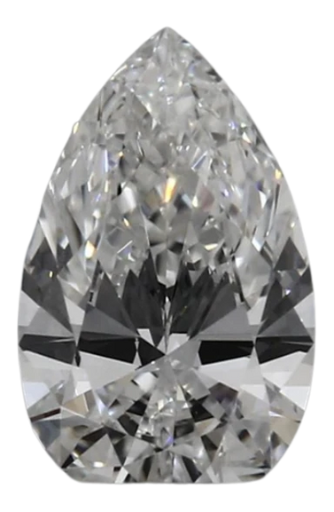 0.47 Carat F VVS1 Pear Lab Diamond