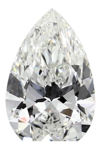 0.47 Carat G VVS1 Pear Lab Diamond