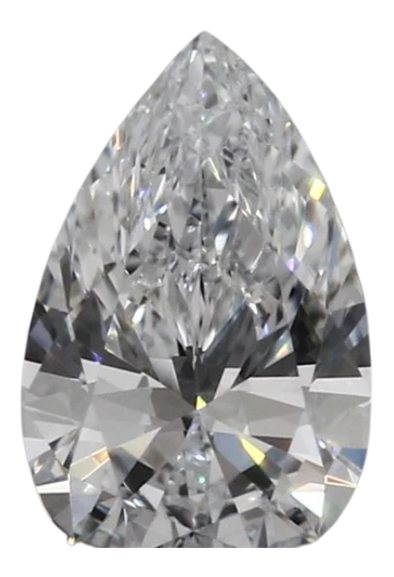 0.47 Carat D VVS2 Pear Lab Diamond