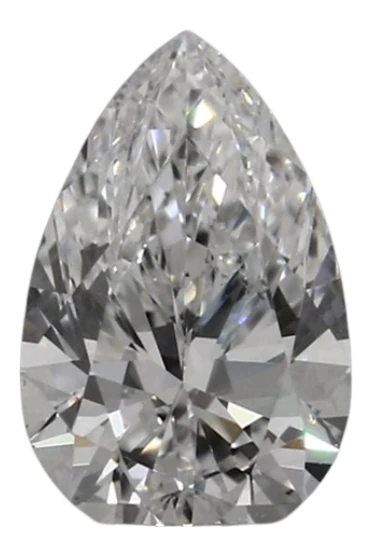 0.47 Carat E VVS2 Pear Lab Diamond