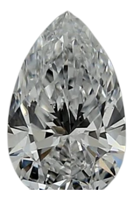 0.48 Carat E VS2 Pear Lab Diamond