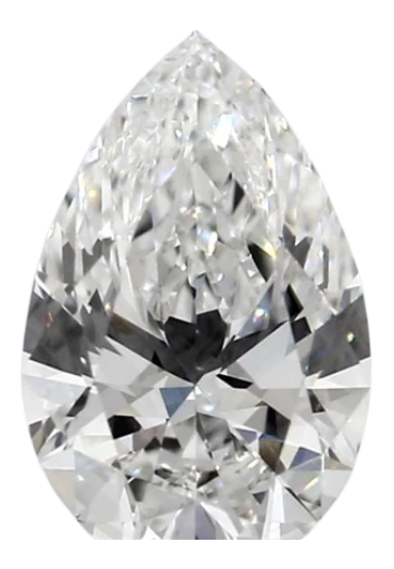 0.48 Carat E VVS1 Pear Lab Diamond
