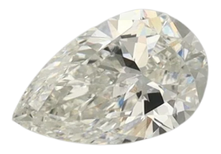 0.55 Carat H VVS2 Pear Lab Diamond