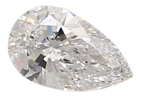 0.59 Carat D VVS2 Pear Lab Diamond