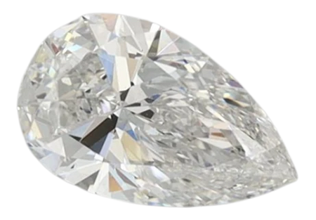 0.64 Carat F VS1 Pear Lab Diamond