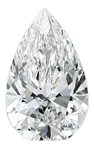 0.71 Carat F SI1 Pear Lab Diamond