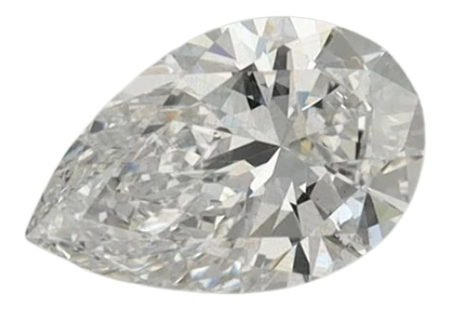 0.71 Carat F SI1 Pear Lab Diamond