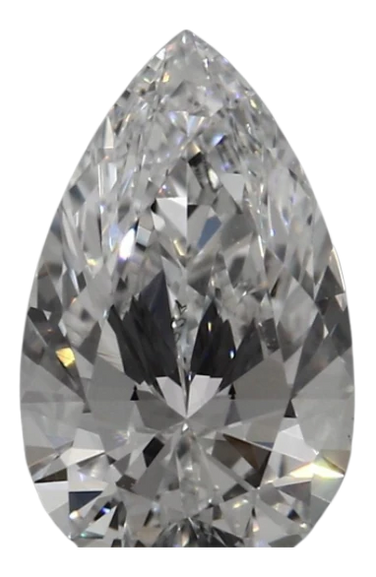 0.73 Carat D VVS2 Pear Lab Diamond
