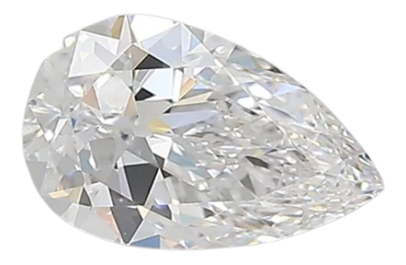 0.74 Carat D VVS2 Pear Lab Diamond