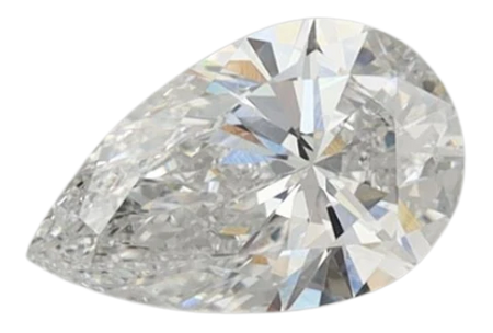 0.77 Carat D VS1 Pear Lab Diamond