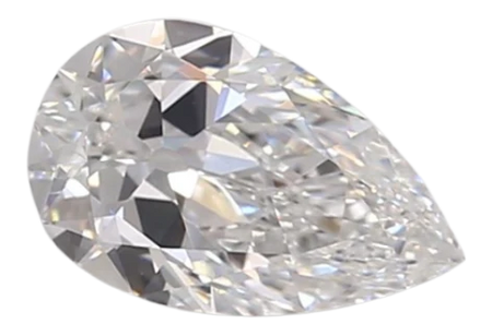 0.78 Carat D VVS2 Pear Lab Diamond