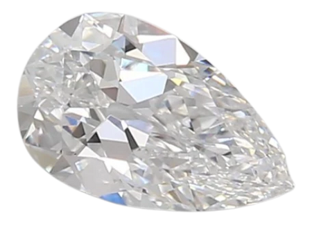 0.78 Carat D VVS2 Pear Lab Diamond