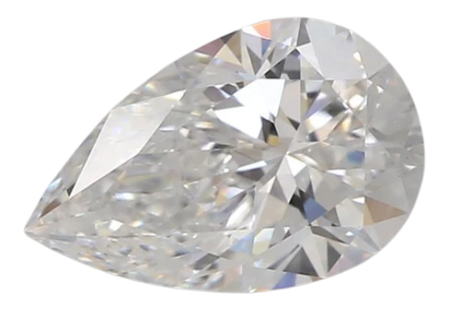 0.79 Carat D VS1 Pear Lab Diamond