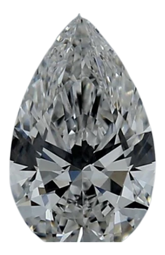 0.79 Carat F VVS2 Pear Lab Diamond