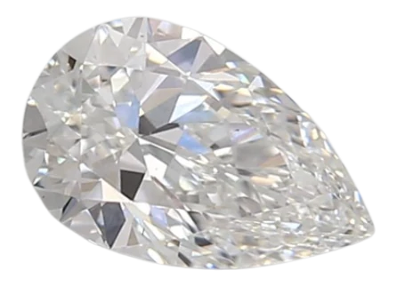0.81 Carat D VS1 Pear Lab Diamond