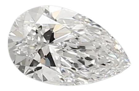 0.81 Carat D VVS2 Pear Lab Diamond