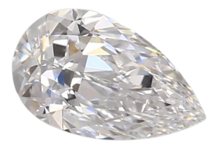 0.82 Carat D VS1 Pear Lab Diamond