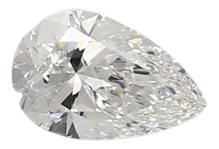 0.82 Carat D VVS2 Pear Lab Diamond