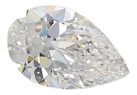 0.84 Carat D VS1 Pear Lab Diamond