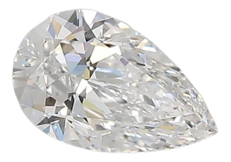 0.85 Carat D VS1 Pear Lab Diamond
