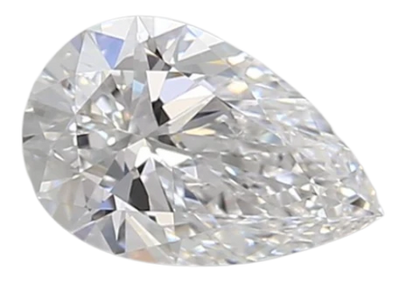 0.85 Carat D VVS2 Pear Lab Diamond