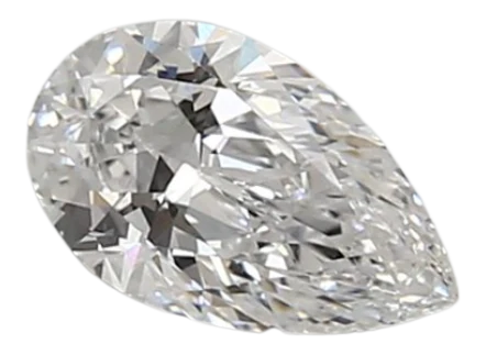 0.85 Carat D VVS2 Pear Lab Diamond