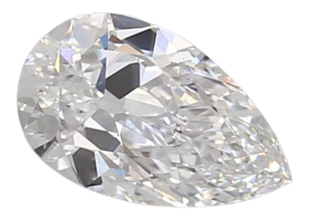 0.85 Carat D VVS2 Pear Lab Diamond