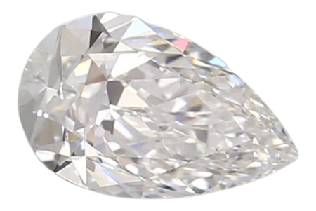 0.85 Carat D VVS2 Pear Lab Diamond
