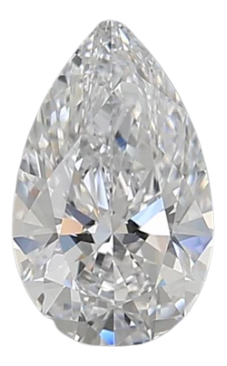 0.9 Carat D VS1 Pear Lab Diamond