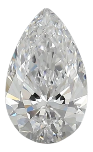 0.9 Carat D VS2 Pear Lab Diamond