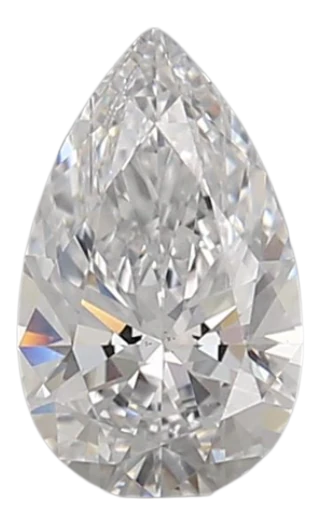 0.9 Carat D VS2 Pear Lab Diamond